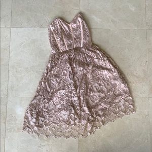 Lace mini dress